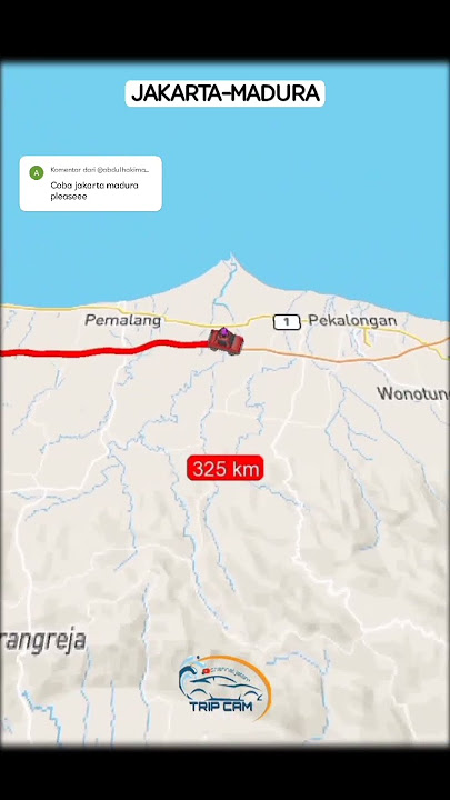 jakarta-madura #jalandarat #map #ruteperjalanan #tour #travel #jalanjalan #jakarta #madura