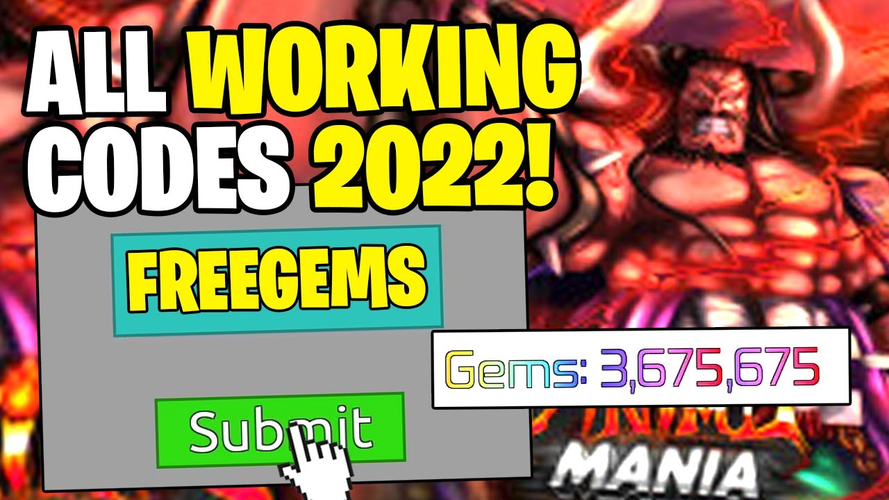 NEW* ALL WORKING CODES FOR ANIME MANIA IN 2022! ROBLOX ANIME MANIA