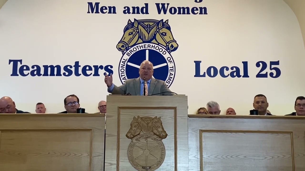 Teamsters Local 25 Thank You John Murphy