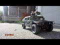 Test after install new sound and lights systems for basic Humvee model