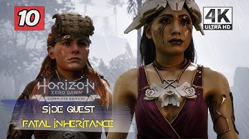 Horizon Zero Dawn Gameplay | (PC/4K 60FPS) | Side Quest | Fatal Inheritance