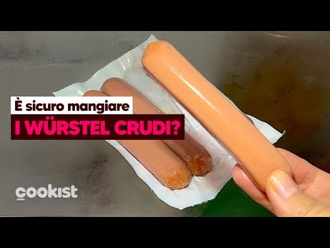 Würstel crudi: ecco