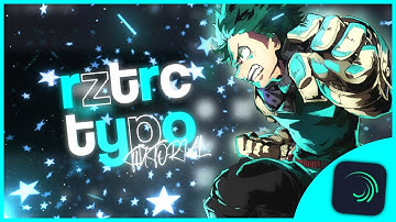 Text like rztrc (rztrc typo) Best method | Alight Motion Tutorial