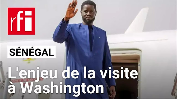 Sénégal : l'enjeu de la visite à Washington • RFI