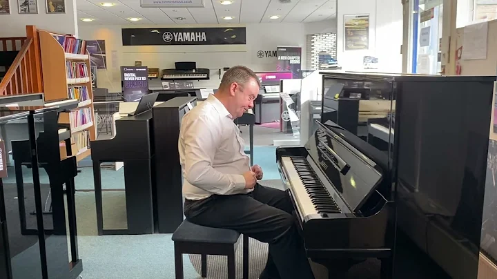 Refurbished by Yamaha U3H Upright Acoustic Piano | Polished Ebony | Rimmers Music