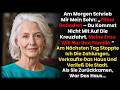 „Du kommst nicht mit auf die Kreuzfahrt“, schrieb mein Sohn  „Meine Frau will nur Familie “