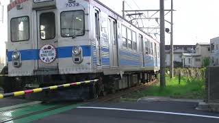 弘南鉄道7000系7031編成@弘高下→中央弘前