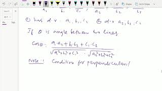 Analytical solid geometry : - ( Angle between two lines in space ) - 50.