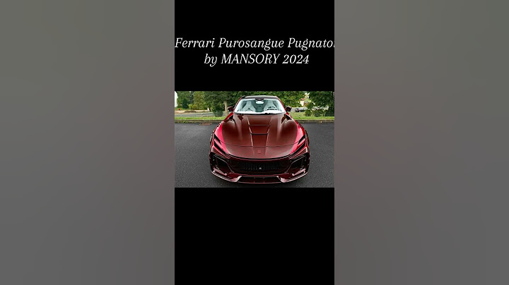 Ferrari Purosangue Pugnator  by MANSORY 2024 #youtube #shorts #ferrari #mansory #car #youtubeshorts