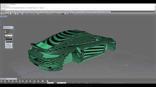 3D NURBS car modeling tutorial showcase