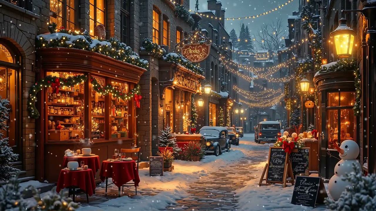 Streetlight Winter Jazz ✨ Smooth Jazz Music Inspired by Cold City Nights