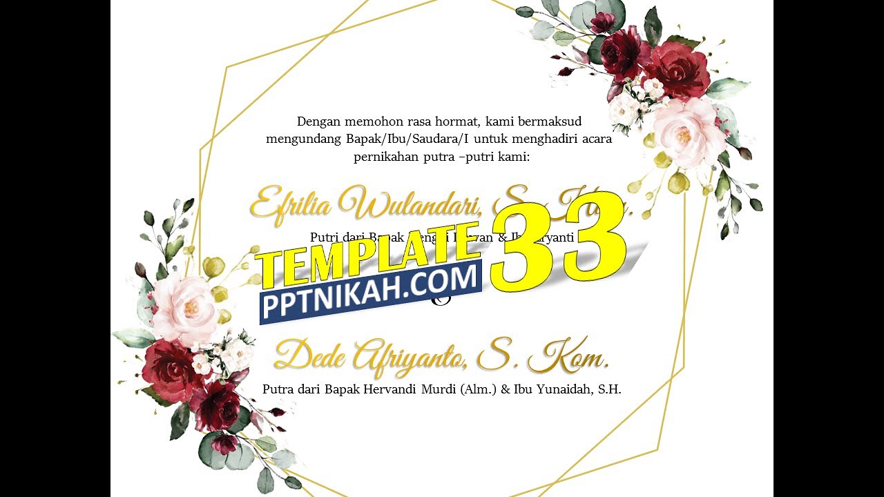 Download Template Undangan Digital Ppt