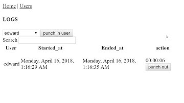 employee time tracker vuejs