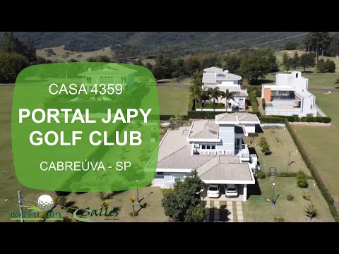 CASA 4359 - Casa Alto Padrão no Loteamento Fechado Portal Japy Golf Club em Cabreúva - SP