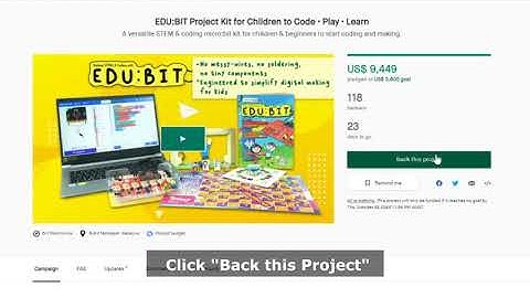 EDU:BIT Kickstarter How-to-Pledge Guide