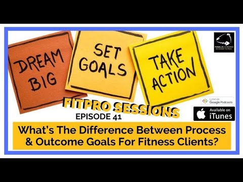 Episode 041 What’s the difference between process and outcome goals for fitness clients