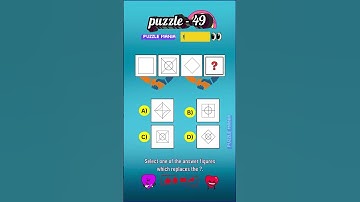 Puzzle 49 : 🧐 #what comes #next ?  🤯 #brainteaser #iqtest 🧠 #reasoning #findthemissingpart