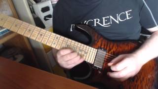 Scar Symmetry - Domination Agenda solo (cover) - Custom Backing Track