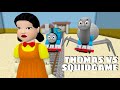 SQUID GAME DOLL vs THOMAS and SPIDER-THOMAS in Minecraft - Coffin Meme - Wait What Meme