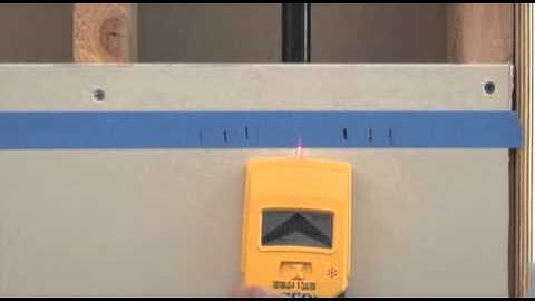 How to Use a Zircon MultiScanner Pro SL Stud Finder/Wall Scanner to Find Wall Studs