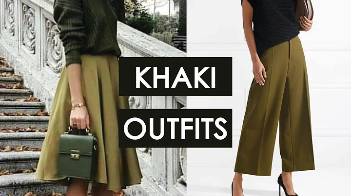 Utforska olika stilar med khaki för sommaroutfits