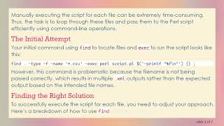 Convert CSV Files to XML Efficiently Using find and exec in Perl