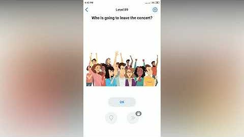 Easy Game - Who is going to leave the concert? - Level 89 solution