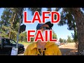 HANSEN DAM TEST SITE - LAFD FAIL - FIREFIGHTER HAJJAR EPIC FAIL - LOS ANGELES FIRE DEPARTMENT