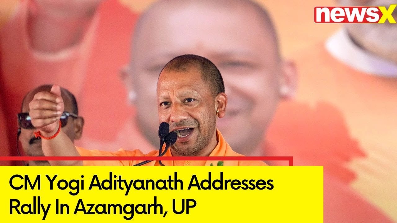 UP CM Yogi Adityanath Addresses Public Rally In Azamgarh, Uttar Pradesh ...