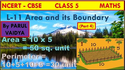 L - 11 Area and its Boundary | Part4 | Area, Perimeter using activities | 5th Maths | NCERT | CBSE.