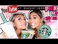 TRYING MY SUBSCRIBERS FAVORITE STARBUCKS DRINKS!! with Yes Hipolito!! | Roxette Arisa