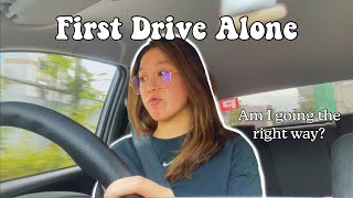 🛣️ a morning drive to school alone | 30-minute drive, first time