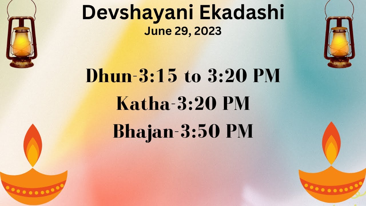 Ekadashi Special June 29 YouTube