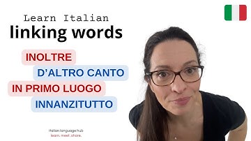 Learn essential Italian linking words for everyday conversations! #learnitalian