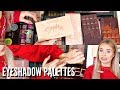 HUGE EYESHADOW PALETTE COLLECTION DECLUTTER!! | sophdoesnails