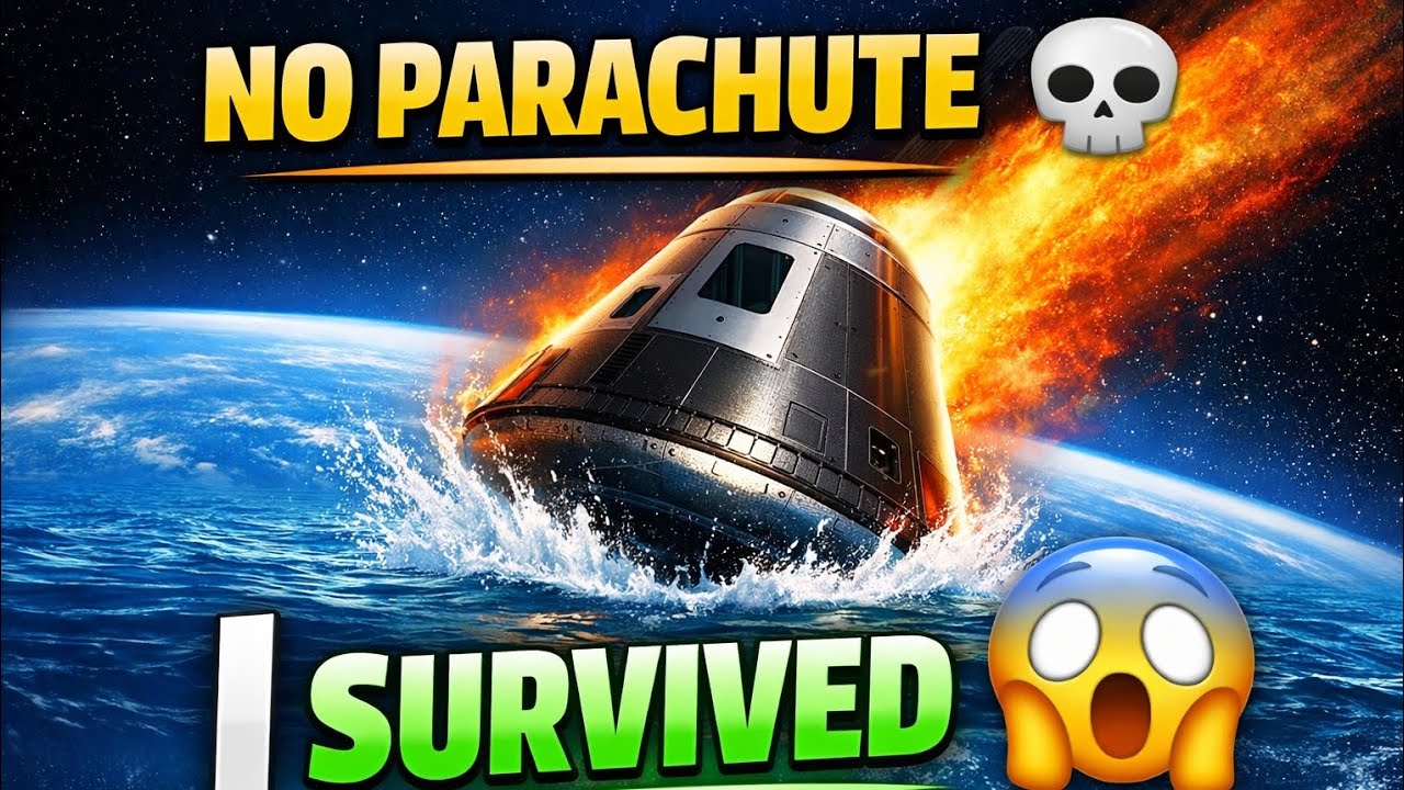 No Parachute 💀 But I Survived 😱 | SFS Landing Challenge - YouTube