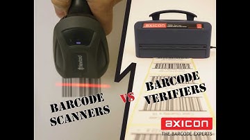 The Difference between a barcode scanner and a barcode verifier