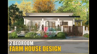 2 BEDROOM SIMPLE FARM HOUSE DESIGN