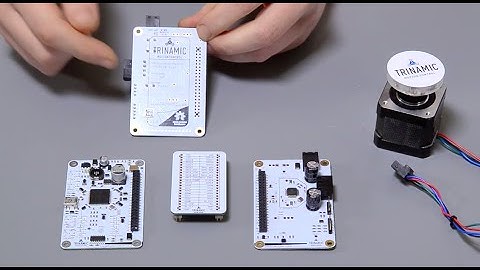 如何使用 Trinamic TMC5130 EVAL KIT 使步進電機轉動