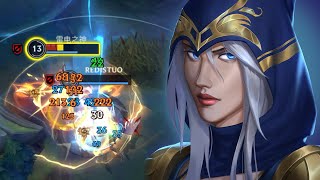 Wild Rift ASHE Dragon Lane Gameplay in Season 13 (Build & Runes)