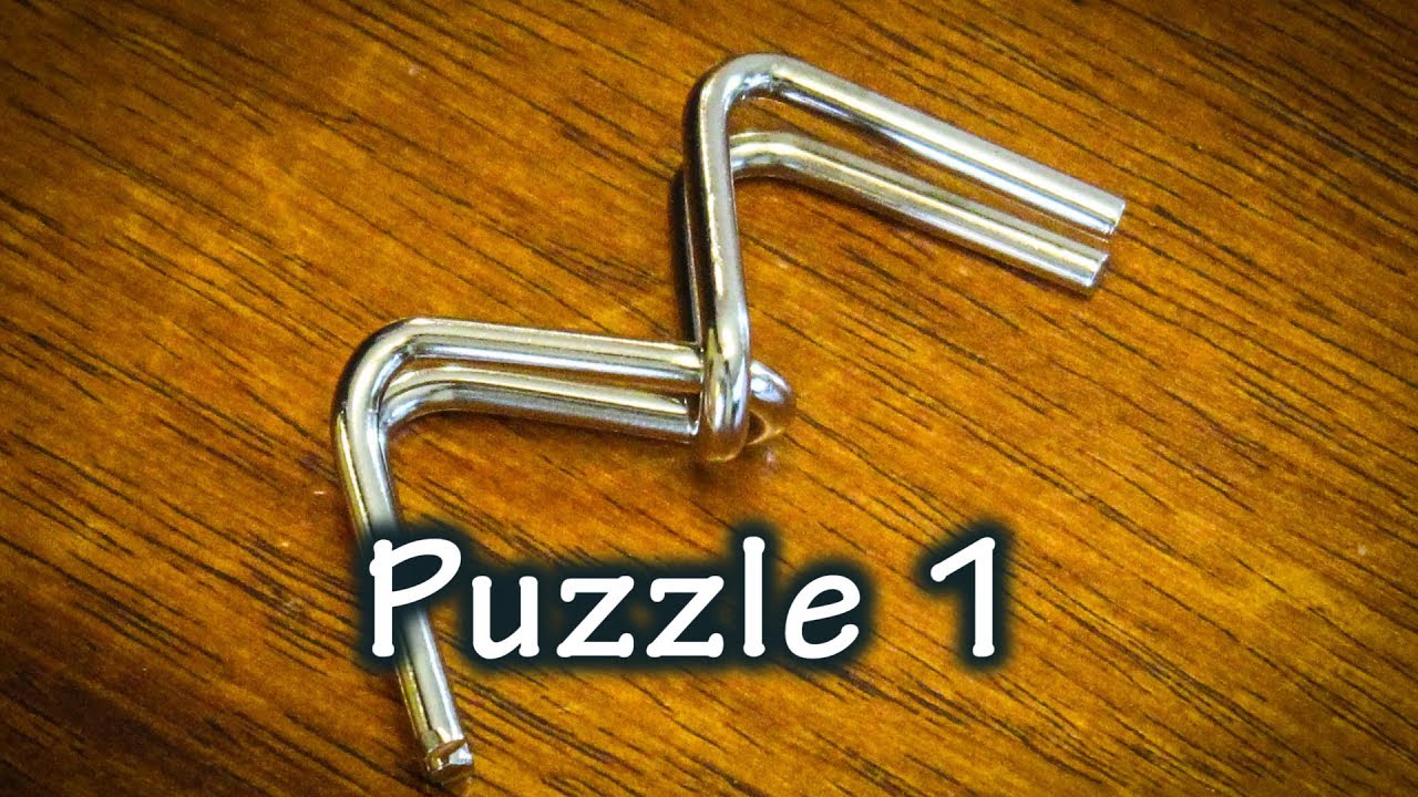 2 Pieces Chinese Metal Puzzle Metal Puzzle