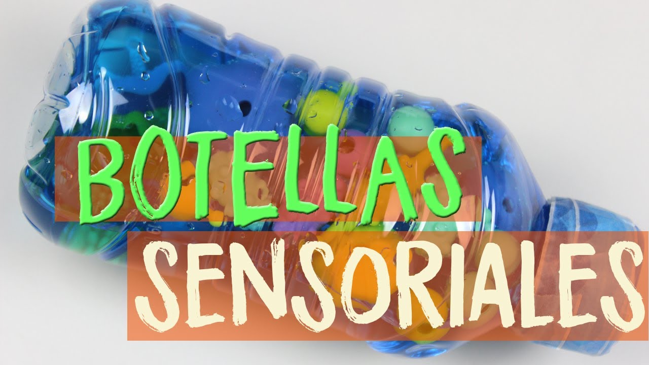 botellas sensoriales para bebés en 60 segundos! ¡Manualidades para bebés! 