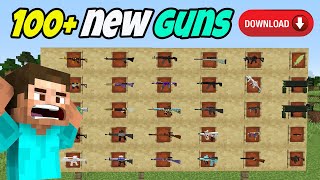New GUN Mod in Minecraft! | 100+ NEW GUN MOD | Minecraft Gun mod | Minecraft Mod Video screenshot 5