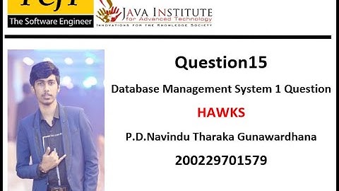 Data Base Task 15| Correctly Create an ER Diagram Using the MySQL Workbench|1st Year| Java Institute