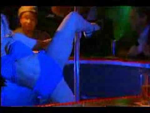 A clip of Jenna von Oÿ pole dancing in sexy attire, in the 2003 movie &...