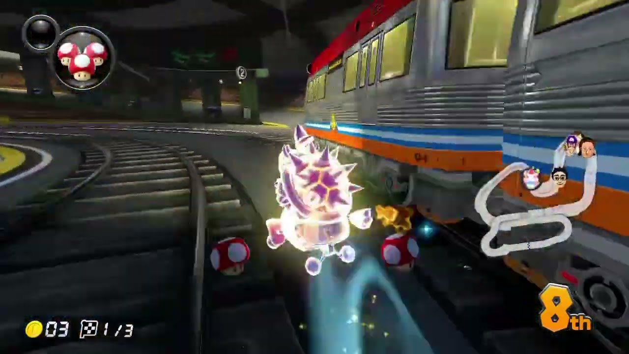 DESTROYING the subway in Mario Kart 8 Deluxe! 