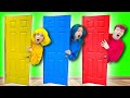 Red Vs Blue Vs Yellow! Extreme One Color Only Challenges &amp; Funny Situations by Crafty Hacks