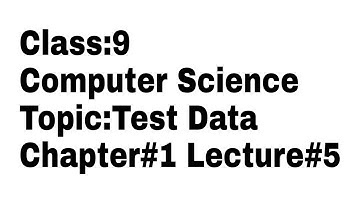9th Class Computer Science New Book 2020/21 PTB Ch#1Lecture#5 Online Lecture Series By BashirHaidri