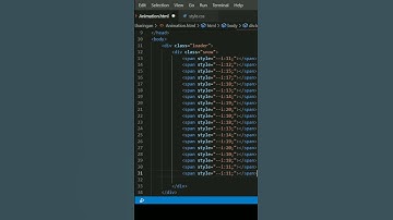 Snow rain animation using html and css #coding #programming #html #css #shorts