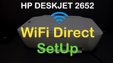 HP DeskJet 2652 WiFi Direct SetUp, Wireless SetUp, Review !!
